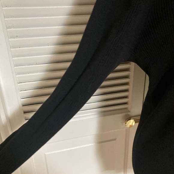 NWT Vintage Lauren Ralph Lauren Black Longsleeve Blouse Size XL - Picture 7 of 13